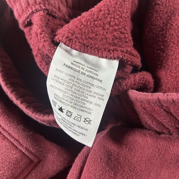 Nike Sportswear Club Fleece Joggers Mens Large Maroon Sweatpants BV2671-677 - Picture 9 of 11